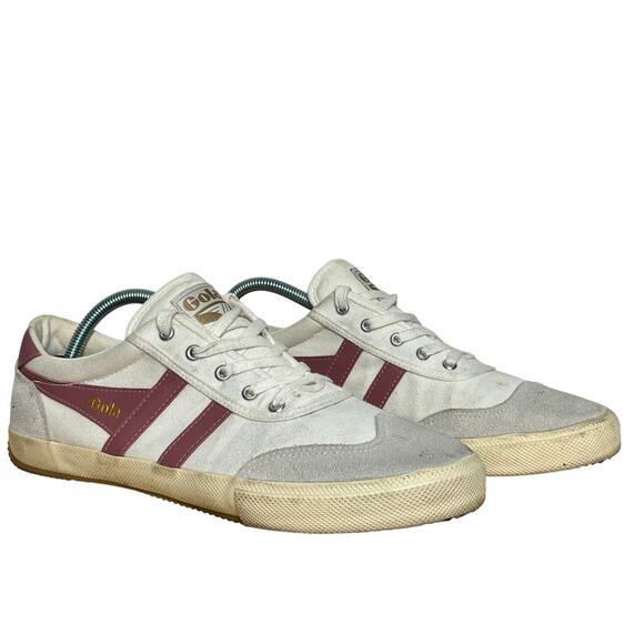 Gola Badminton Low Top Sneakers Dusty Rose Shoe Size 11 - Picture 2 of 11